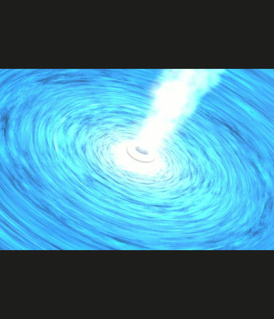 L'attaque d'une galaxie par un trou noir