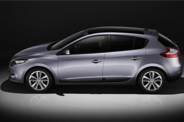 Le flanc de la nouvelle Mégane