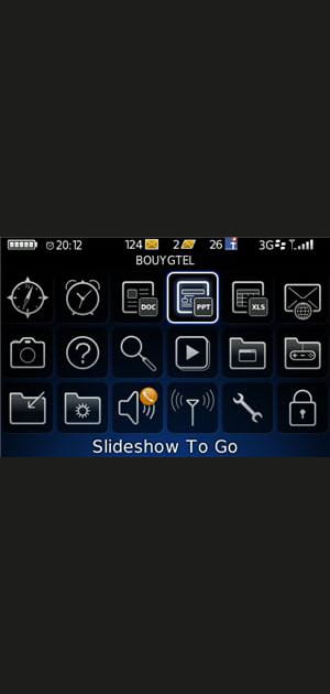 BlackBerry Bold - applications personnalis&eacute;es