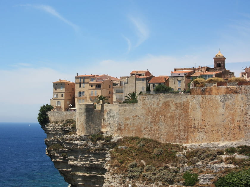 Les falaises calcaires de Bonifacio