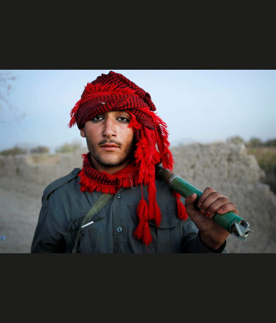 Uniforme en vert et rouge