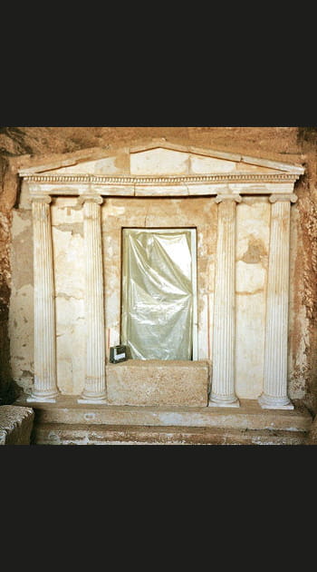 Les tombeaux mac&eacute;doniennes de Pella, Gr&egrave;ce
