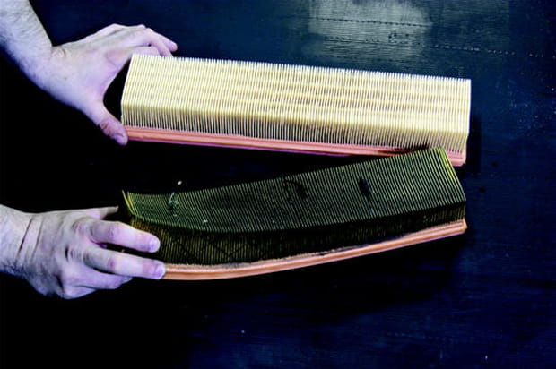 Contrôler l'état du filtre à air