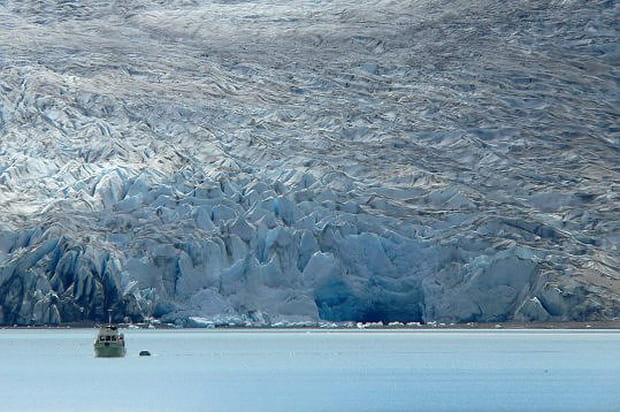 Au pied de Reid Glacier