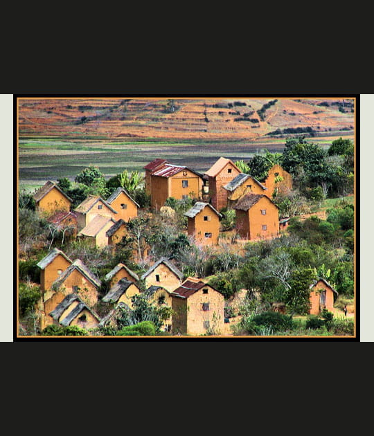 Tableau impressionniste d'Ambositra
