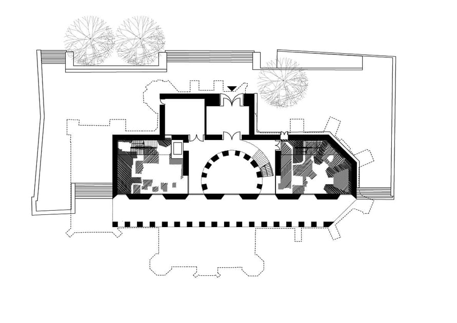 Plan du rez-de-chauss&eacute;e