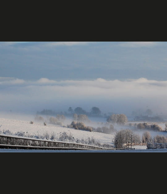 Neige et brume