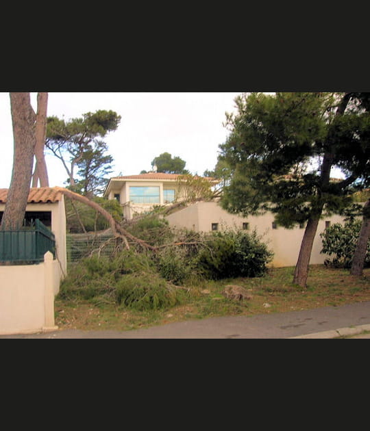Maisons sinistr&eacute;es