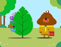 Hé, Oua-Oua : Le badge Faire attention