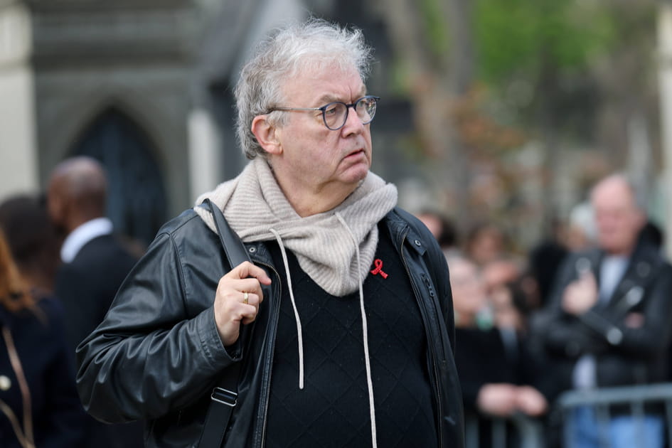 Dominique Besnehard, l'agent des stars, aux obs&egrave;ques d'Emilie Dequenne