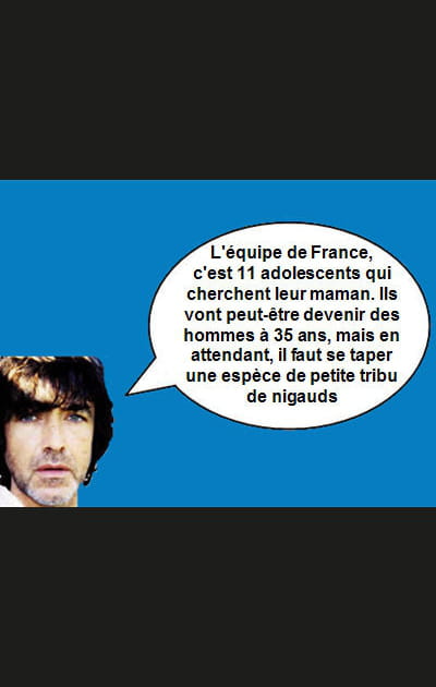 Jean-Louis Murat sur l'&eacute;quipe de France