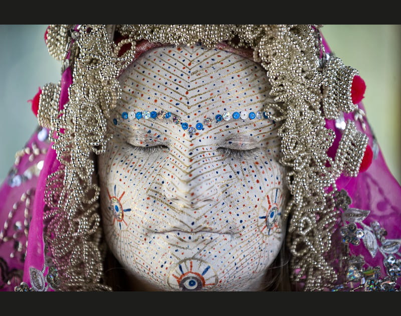 Le visage peint