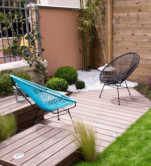 Un jardin entretenu et d&eacute;gag&eacute;
