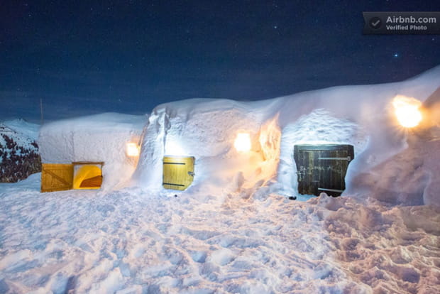 Un igloo à La Plagne, 110 euros