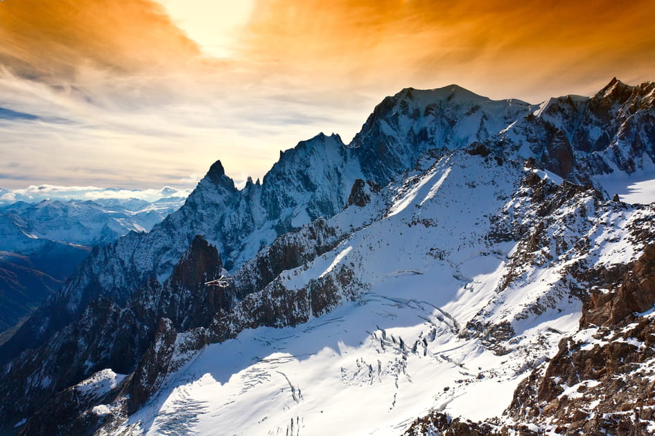 Le Mont Blanc, l'un des plus hauts sommets d'Europe