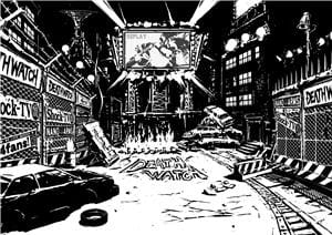 l'entrée dans l'émission deathwatch