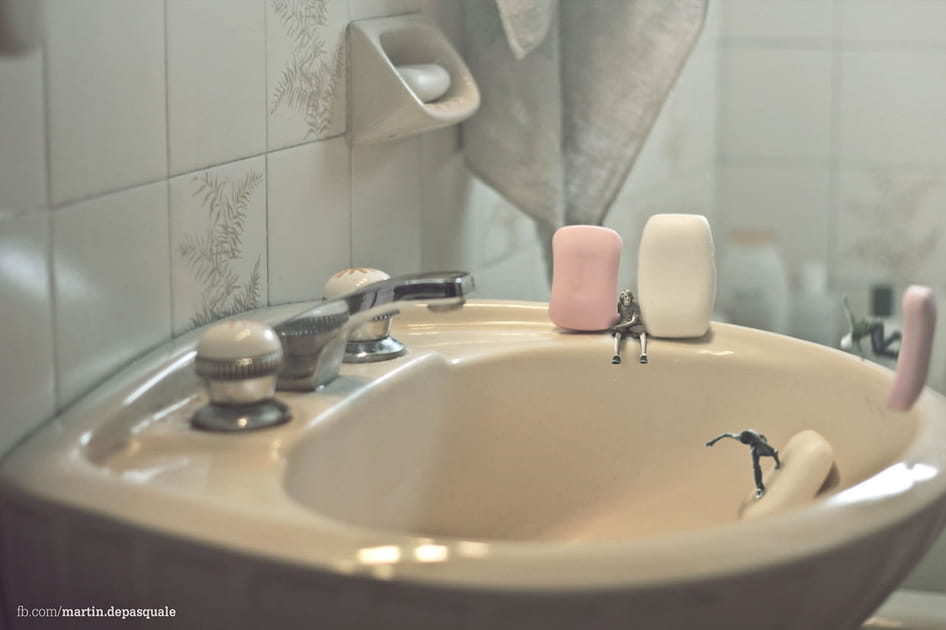 Skate dans le lavabo