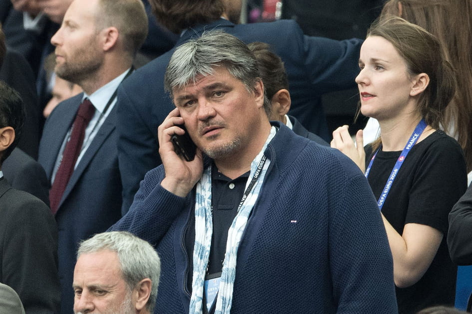 David Douillet, ancien ministre des sports, au Stade de France