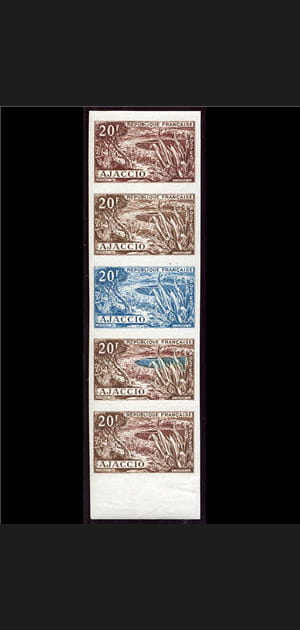 Timbre&nbsp;avec&nbsp;des&nbsp;dessins&nbsp;modifi&eacute;s&nbsp;:&nbsp;350&nbsp;&euro;