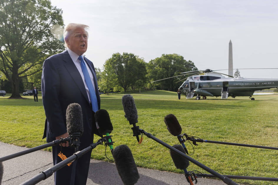 Donald Trump en route pour assister aux fun&eacute;railles du pape Fran&ccedil;ois