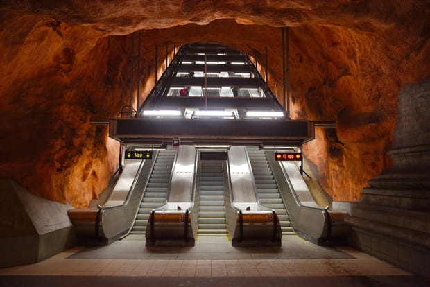 Le métro artistique de Stockholm