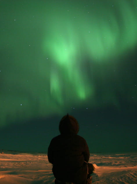 L'inuk et ses r&ecirc;ves d'aurores