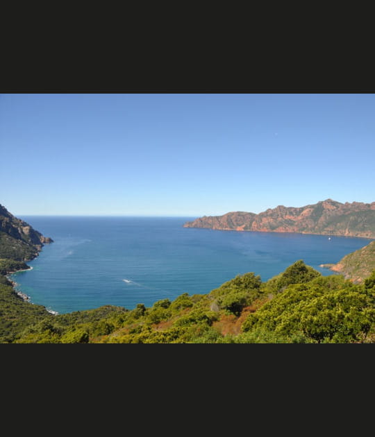 Baie de Girolata en Corse