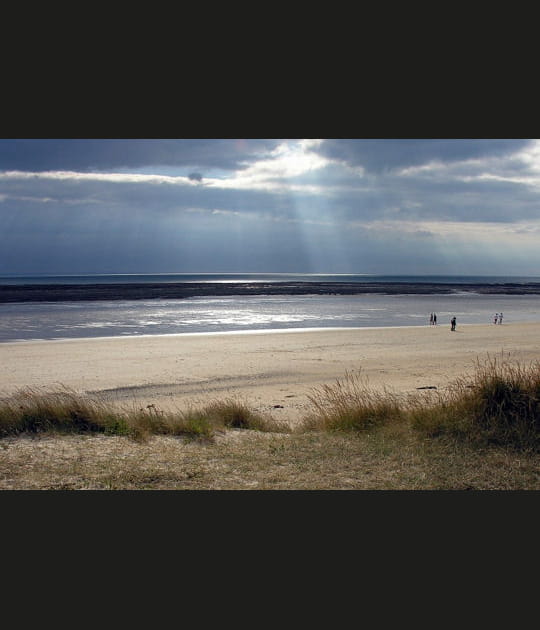 La plage de Portbail