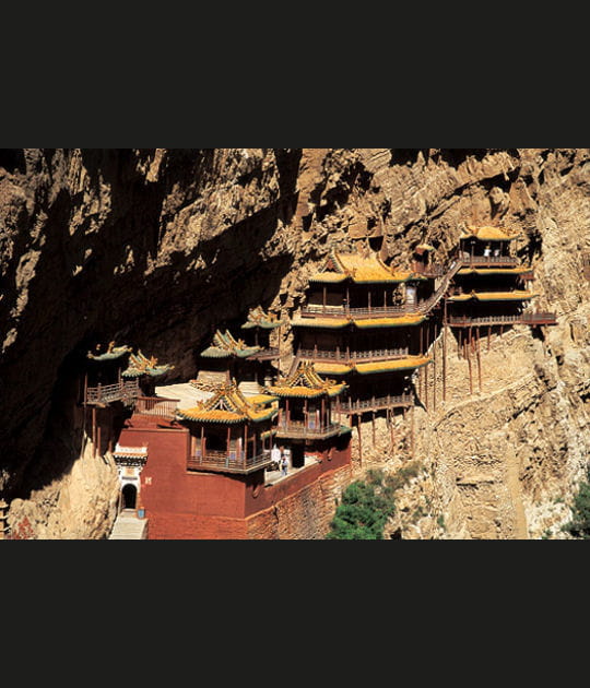 Le monast&egrave;re de Xuangkong-si