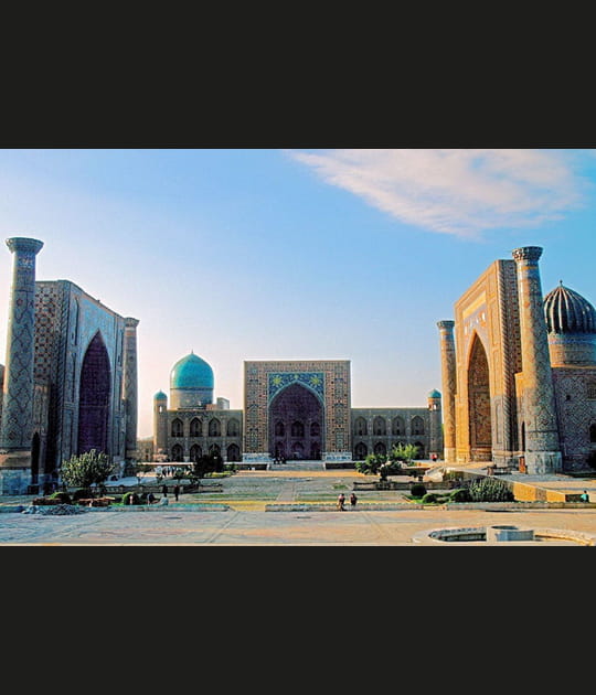 Place du Reghistan, Samarkand, Ouzb&eacute;kistan