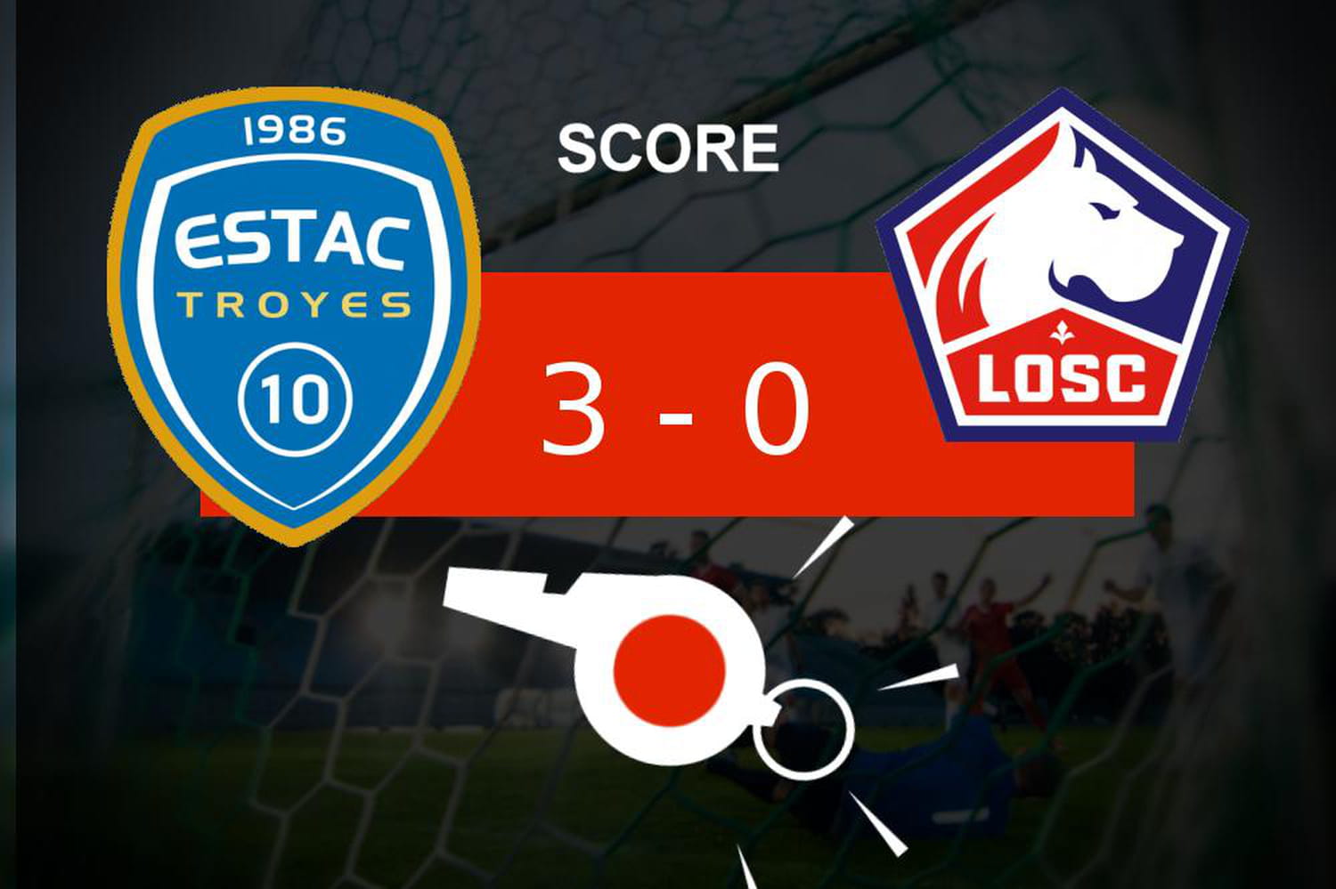 Troyes - Lille: série de buts pour l'ESTAC Troyes, ce qu'il faut retenir