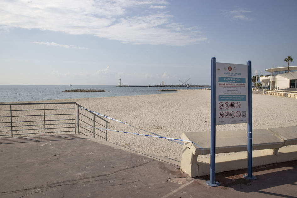 Fermeture des plages