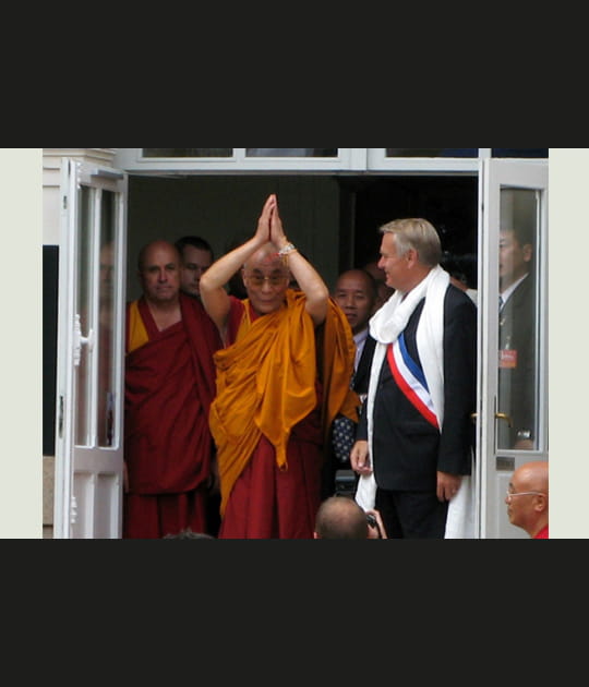 Le dala&iuml; lama &agrave; Nantes