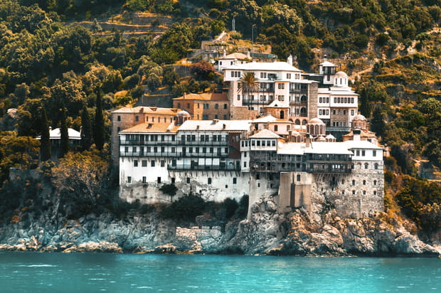 Le mont Athos en Grèce