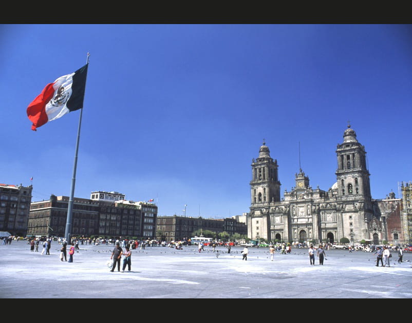 Zocalo &agrave; Mexico