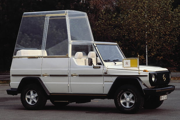 Une papamobile blindée spécifique