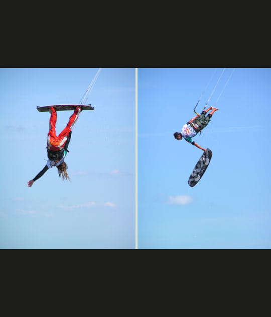 Le kite met la t&ecirc;te &agrave; l'envers