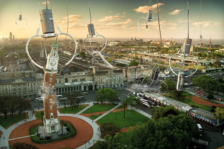 Machines &agrave; pinces g&eacute;antes