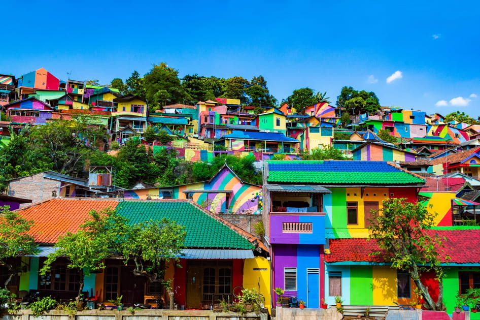 Kampung Pelangi, le village arc-en-ciel d'Indon&eacute;sie