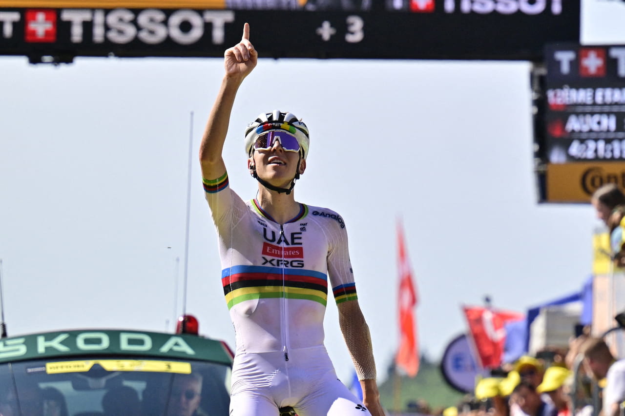 Tadej Pogacar a impressionné à Hautacam, mais n'a pas battu un coureur dopé