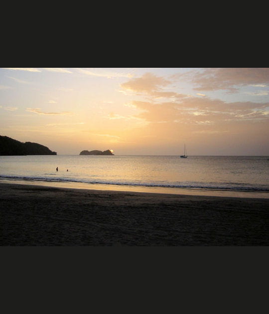 Une plage tranquille