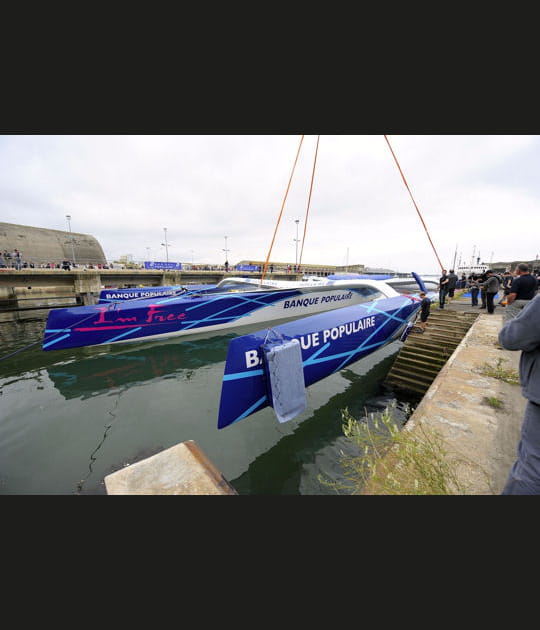 La mise &agrave; l'eau &agrave; Lorient