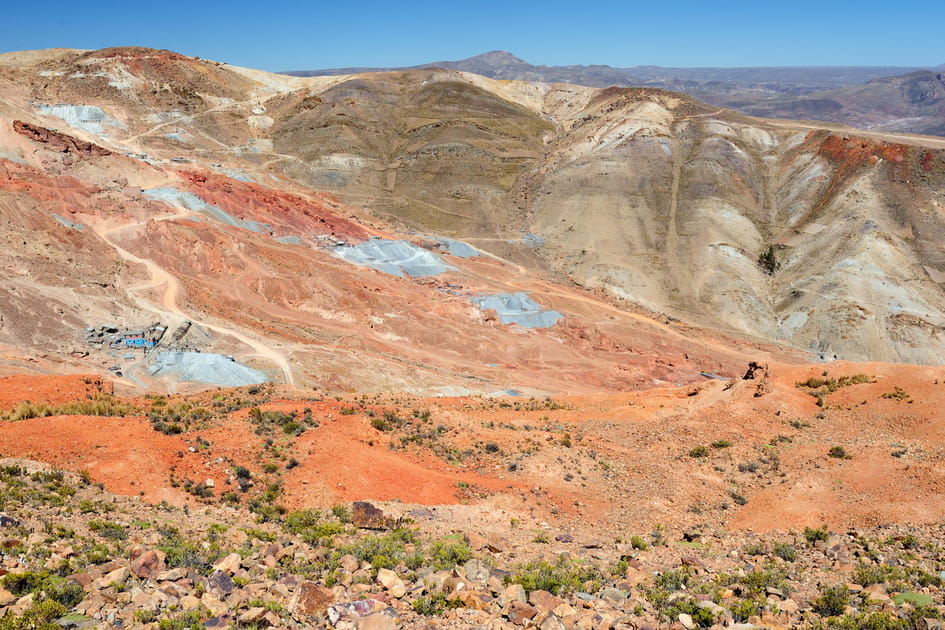 Les mines d'argent de la &quot;montagne riche&quot; en Bolivie