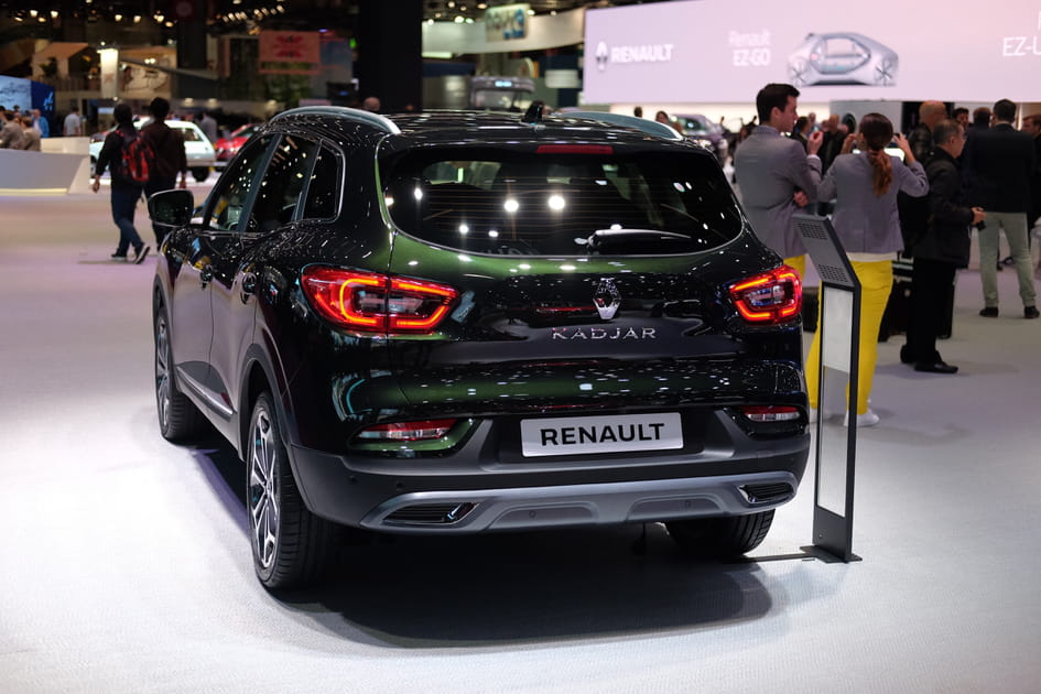 Le Kadjar vert vu de l'arri&egrave;re