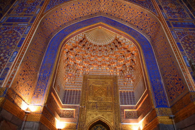 Dans la medersa d'Ulug Bek