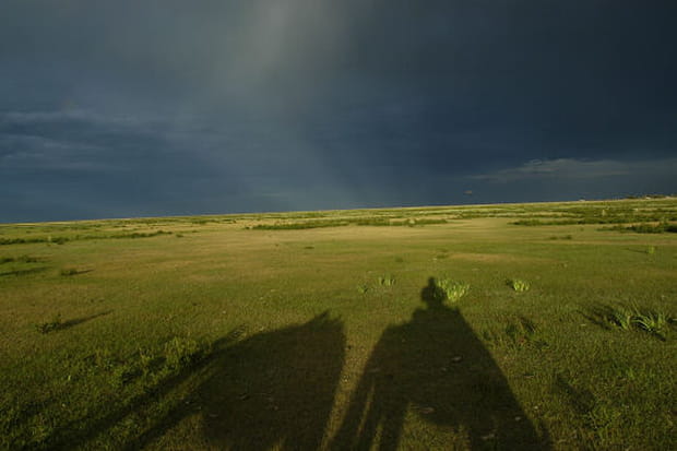 Dans l'aridité des steppes