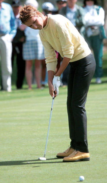 Elle excelle au golf