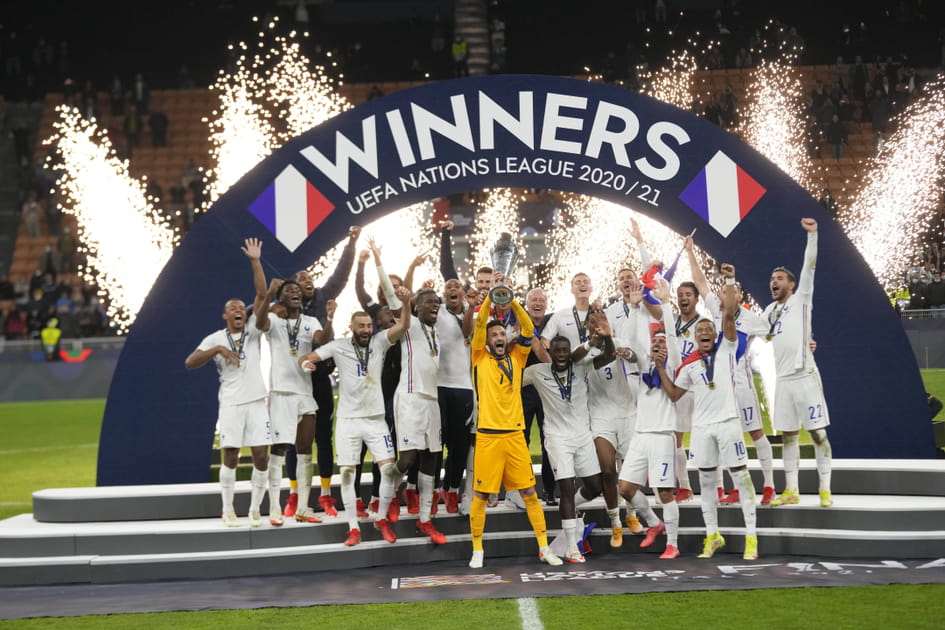 Premi&egrave;re Ligue des nations pour la France
