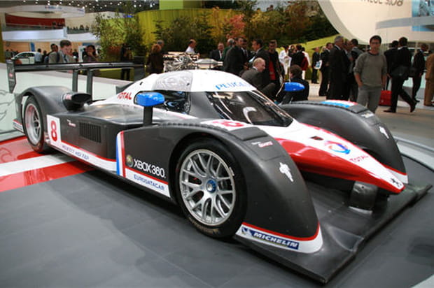 Les voitures de courses exposées à Francfort