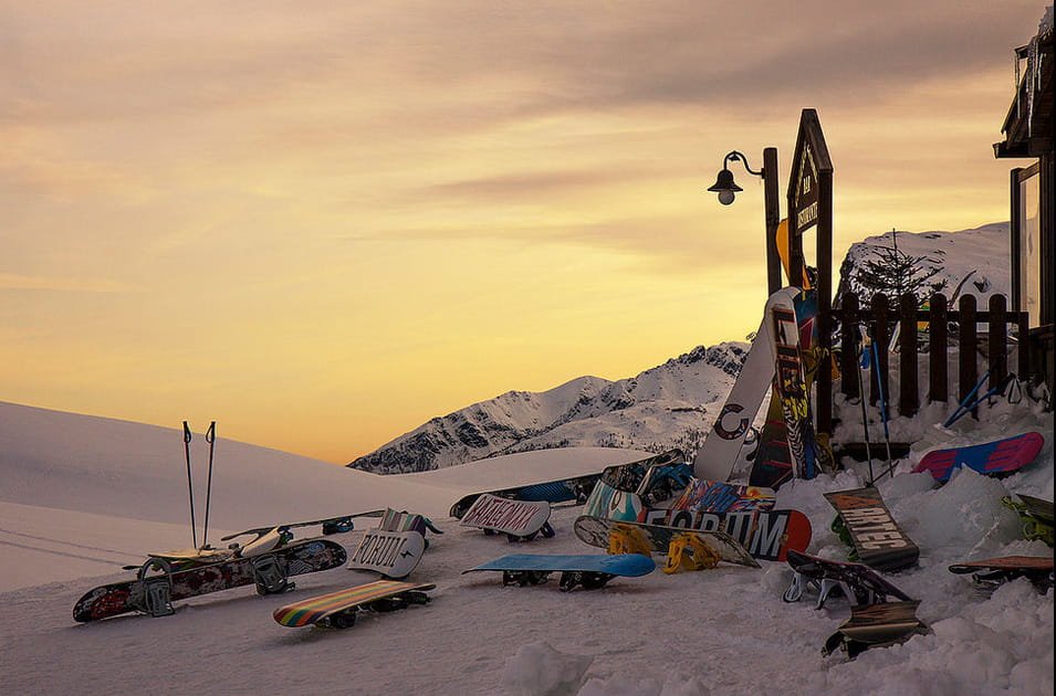 Fin de journ&eacute;e au refuge